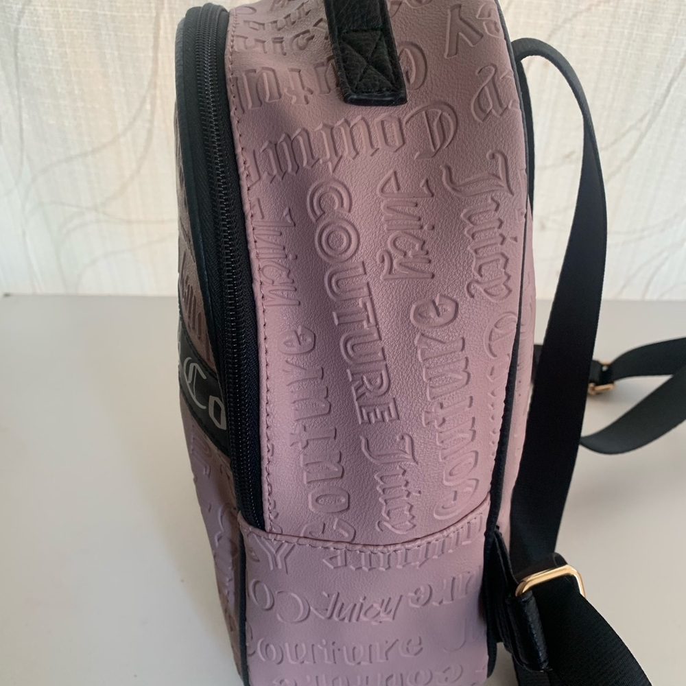 Juicy Couture Embossed Mauve Backpack - Picture 3 of 7